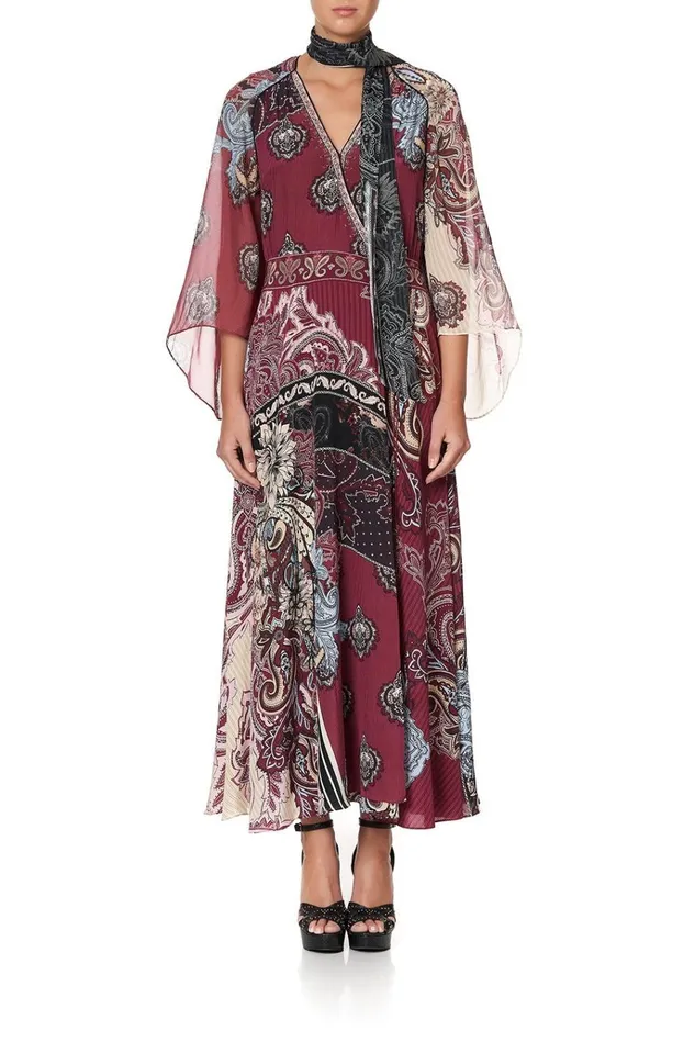 Camilla Wedding Guest Dresses Women Wrap Dress With Neck Tie Tale Of The Fire Bird