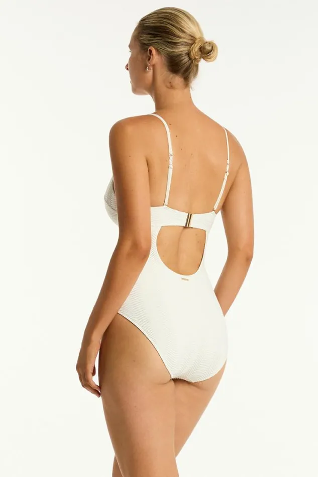 Caracus Balconette One Piece Caracus Coconut Women Sea Level One Pieces