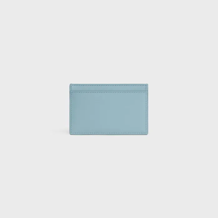 Card Holder Cuir Triomphe In Shiny Calfskin California Blue Women CELINE CARD HOLDERS Card Holder Cuir Triomphe In Shiny Calfskin California Blue Women CELINE CARD HOLDERS