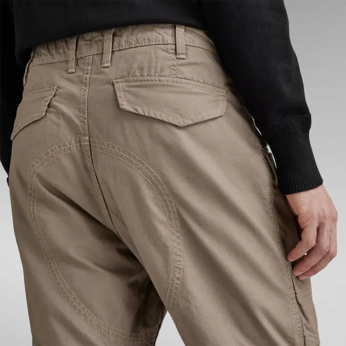 Cargos and Chinos Men GStar RAW Long Pocket Zip Relaxed Tapered Cargo Pants Turf