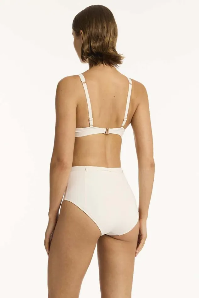 Casa Del Mar Belted High Waist Pant Casa Del Mar Coconut Women Sea Level Bottoms