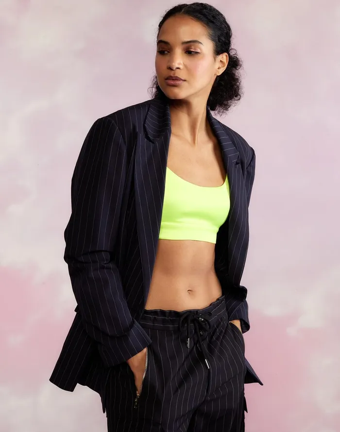 Casey Satin Bralette 8211 Neylw Women Cynthia Rowley Tops
