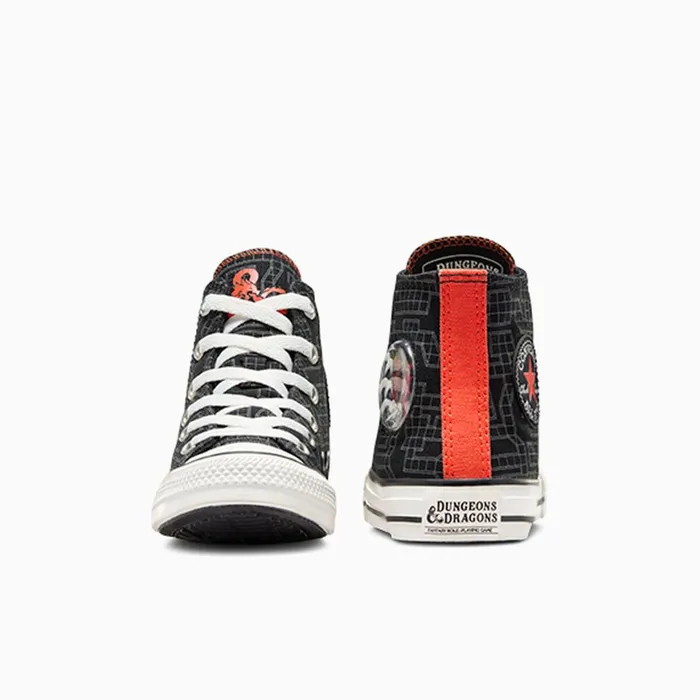 Converse High Top Converse X Dungeons and Dragons Chuck Taylor All Star Blackwhitered 8211 Kids