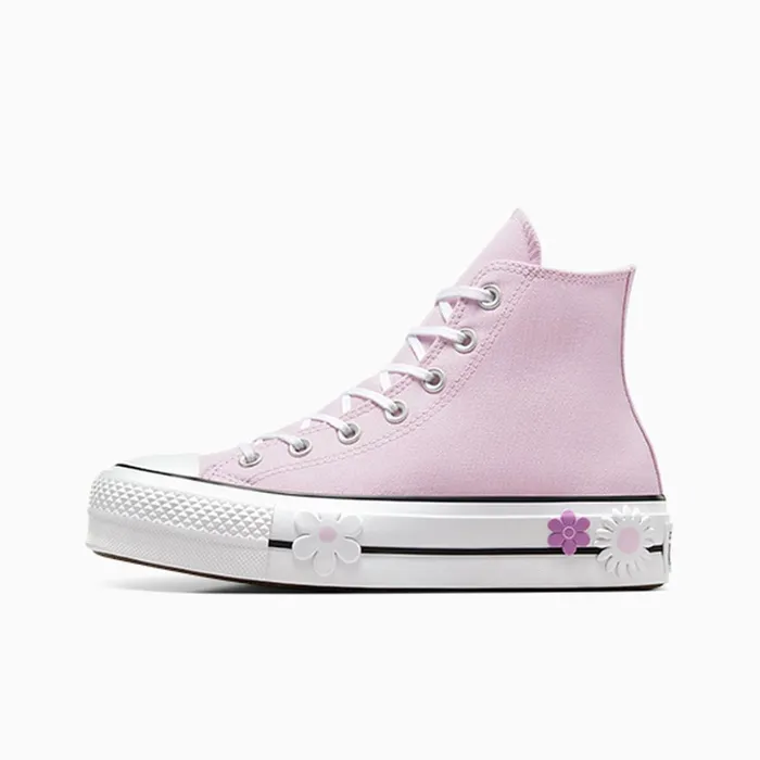 Converse Lift Platforms Chuck Taylor All Star Lift Platform Floral Stardust Lilacwhiteblack 8211 Women