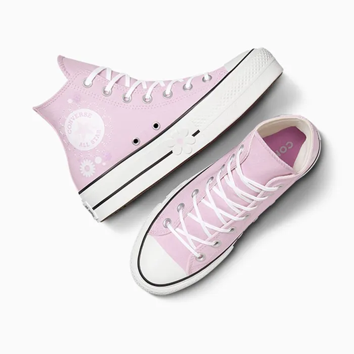 Converse Lift Platforms Chuck Taylor All Star Lift Platform Floral Stardust Lilacwhiteblack 8211 Women