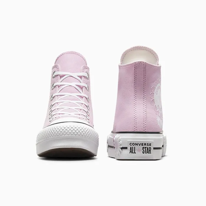 Converse Lift Platforms Chuck Taylor All Star Lift Platform Floral Stardust Lilacwhiteblack 8211 Women