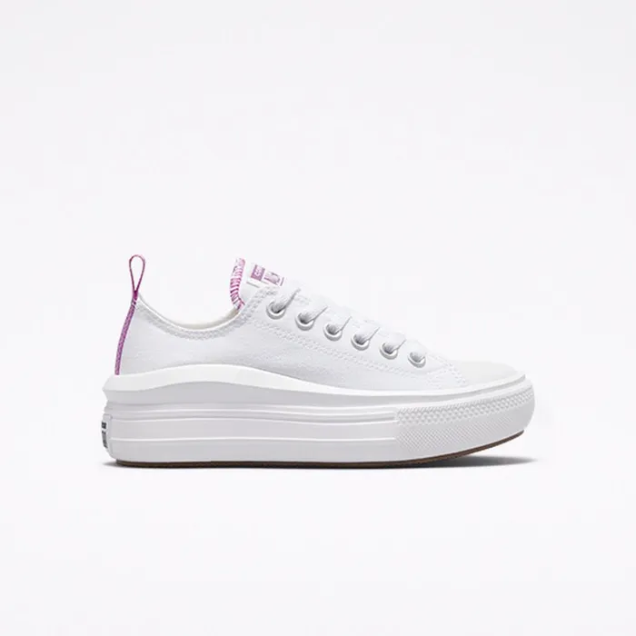 Converse Low Top Chuck Taylor All Star Move Whitepixel Purplewhite 8211 Kids