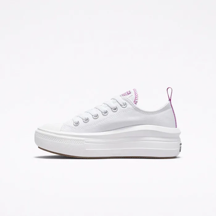 Converse Low Top Chuck Taylor All Star Move Whitepixel Purplewhite 8211 Kids