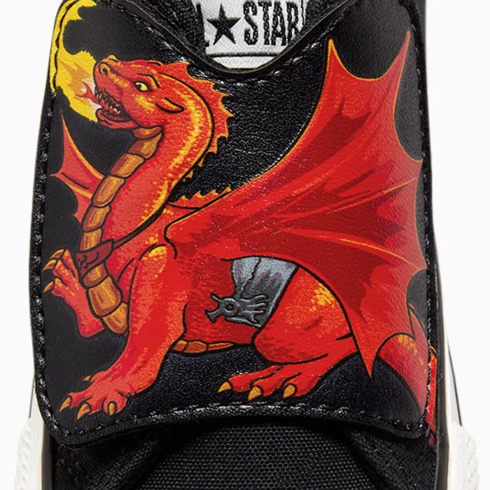 Converse Low Top Converse X Dungeons and Dragons Chuck Taylor All Star One Strap Blackredwhite 8211 Kids