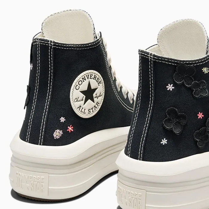 Converse Platforms Chuck Taylor All Star Move Platform 3D Flowers Blackegretdonut Glaze 8211 Women