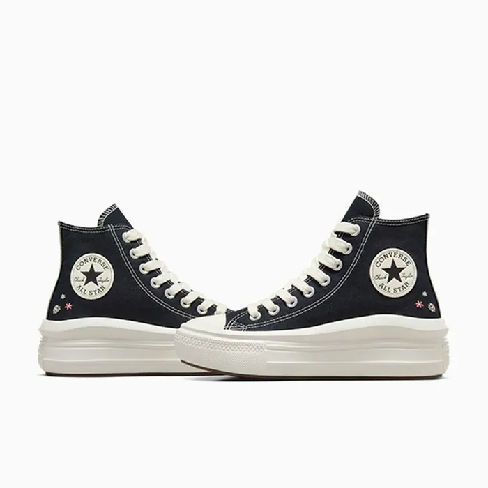 Converse Platforms Chuck Taylor All Star Move Platform 3D Flowers Blackegretdonut Glaze 8211 Women
