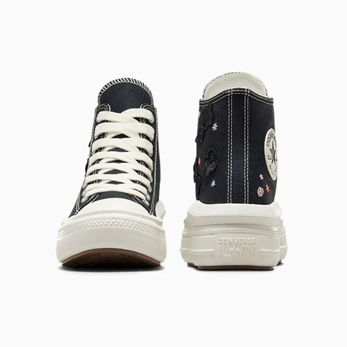 Converse Platforms Chuck Taylor All Star Move Platform 3D Flowers Blackegretdonut Glaze 8211 Women