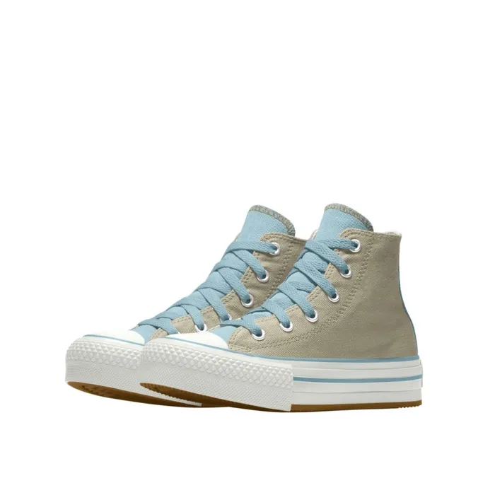 Converse Platforms Custom Chuck Taylor All Star EVA Lift Platform By You Nutty Granola 8211 KidsWomen