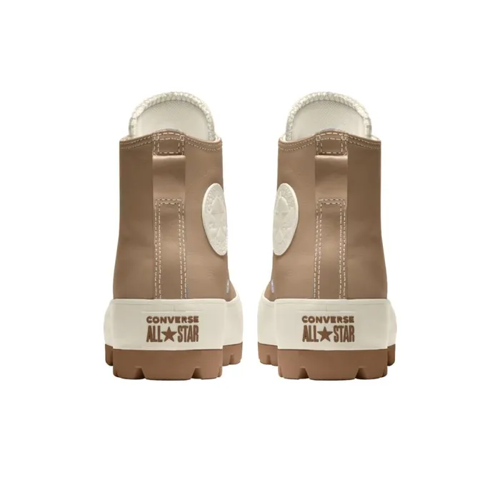 Converse Platforms Custom Chuck Taylor All Star Lugged Platform Leather By You Champagne Tan 8211 Women