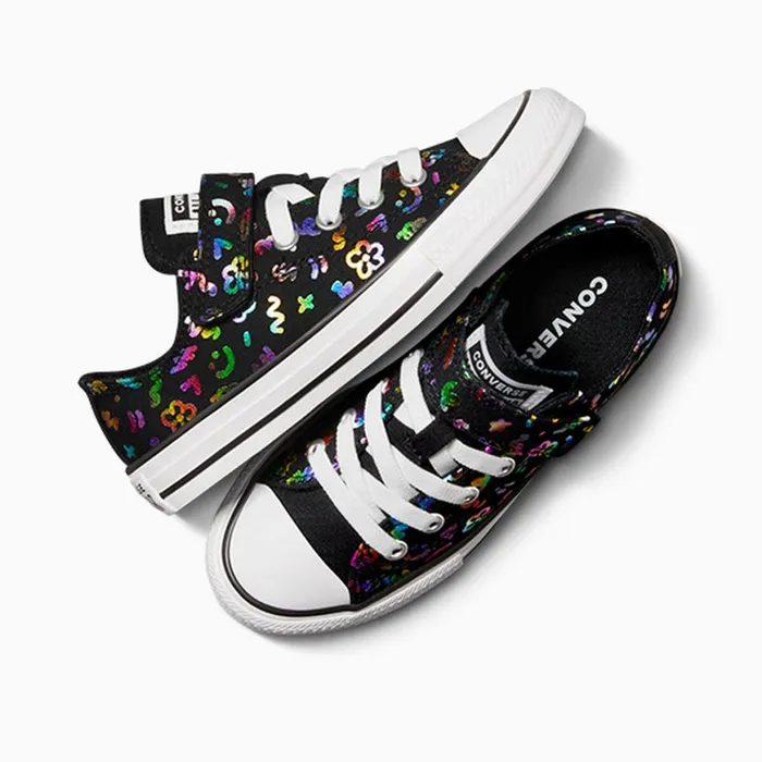 Converse Prints Chuck Taylor All Star Easy On Doodles Blackwhiteblack 8211 Kids