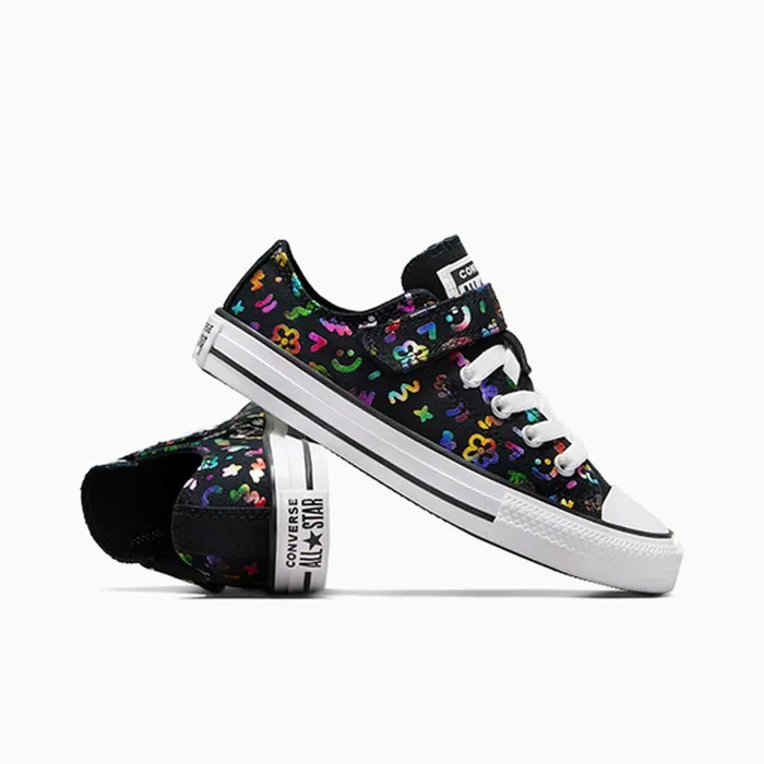 Converse Prints Chuck Taylor All Star Easy On Doodles Blackwhiteblack 8211 Kids