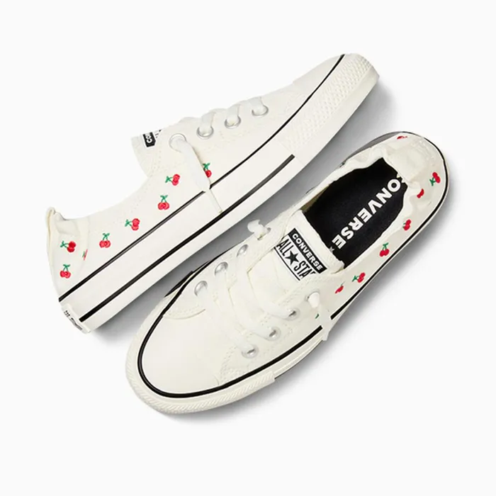 Converse SlipOns Chuck Taylor All Star Shoreline Cherry Egretredgreen 8211 Women