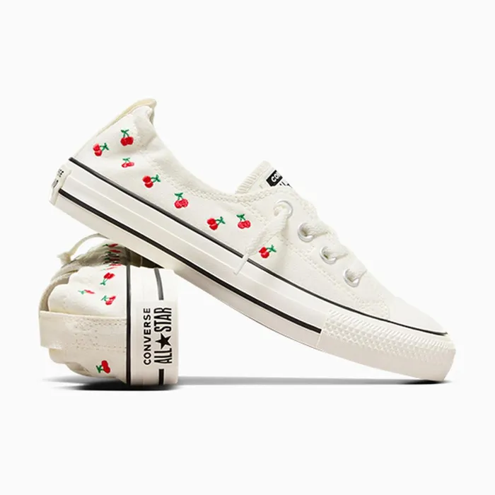 Converse SlipOns Chuck Taylor All Star Shoreline Cherry Egretredgreen 8211 Women