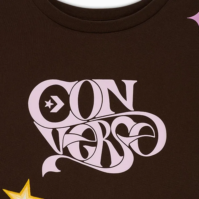 Converse Tops and Shirts Black Joy Cropped Relaxed TShirt Fresh Brew 8211 MenWomen