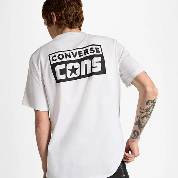 Converse Tops and Shirts CONS Graphic TShirt Whiteblack 8211 Men