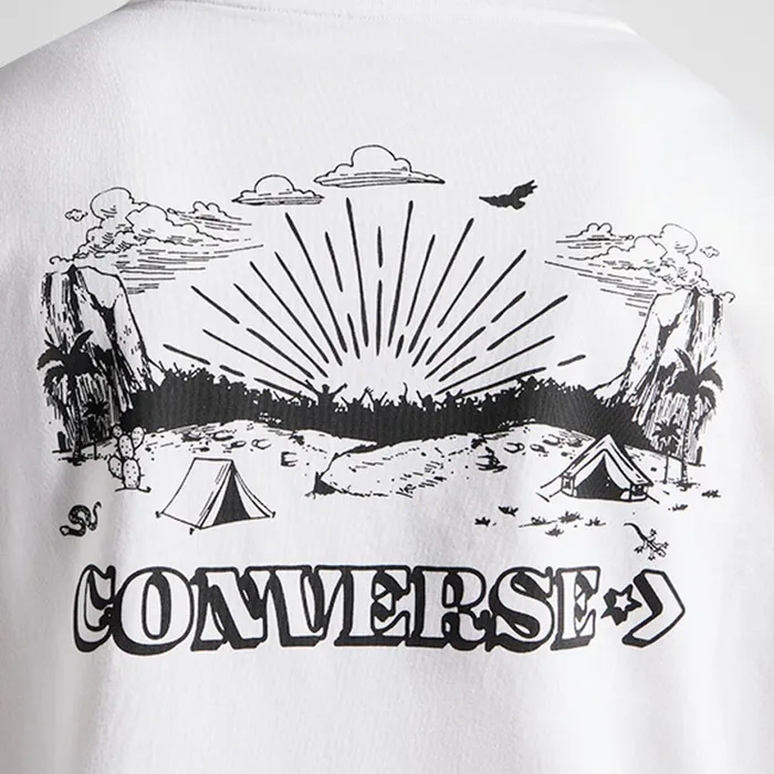 Converse Tops and Shirts Desert Festival TShirt White 8211 Men