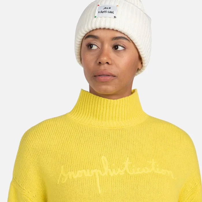 Damen Sweatshirts Und Pullover Rossignol Damenpullover JCC Lounge Trueyellow506