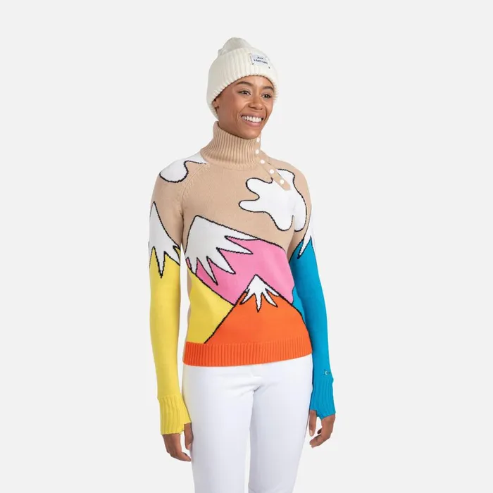 Damen Sweatshirts Und Pullover Rossignol Damenpullover JCC Mountain Beigemountain Damen Sweatshirts Und Pullover Rossignol Damenpullover JCC Mountain Beigemountain