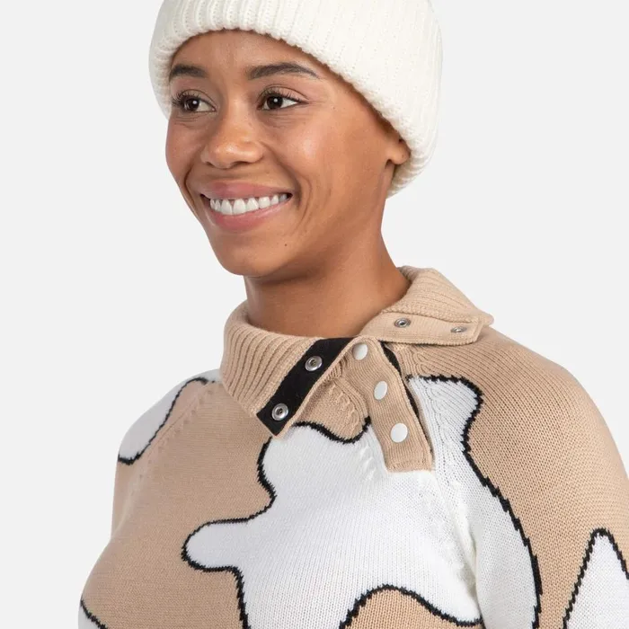 Damen Sweatshirts Und Pullover Rossignol Damenpullover JCC Mountain Beigemountain