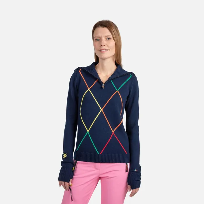 Damen Sweatshirts Und Pullover Rossignol Damenpullover Mit Halblangem Reiverschluss JCC Cosmicblue Damen Sweatshirts Und Pullover Rossignol Damenpullover Mit Halblangem Reiverschluss JCC Cosmicblue