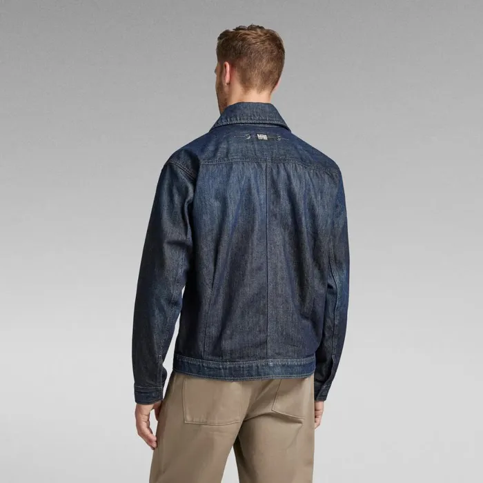 Denim Jackets MenWomen GStar RAW Unisex Flight Combat Jacket Worn In Ocean Reef