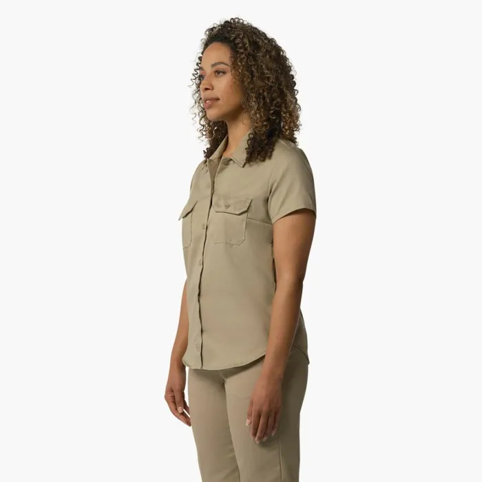 Dickies Button Up Women039s 574 Original Work Shirt Military Khaki Military Khaki ksh 8211 Women Dickies Button Up Women039s 574 Original Work Shirt Military Khaki Military Khaki ksh 8211 Women