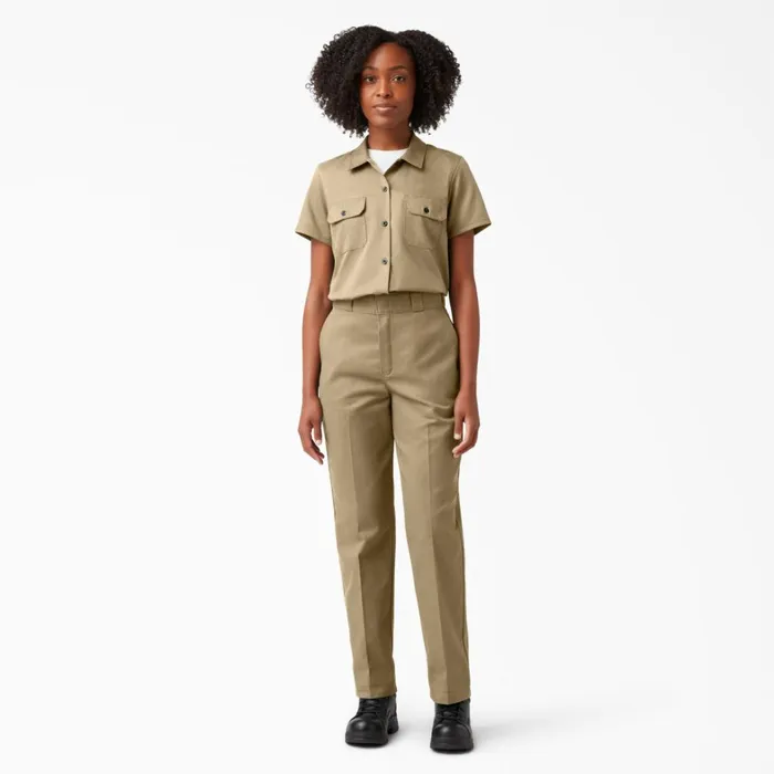 Dickies Button Up Women039s 574 Original Work Shirt Military Khaki Military Khaki ksh 8211 Women Dickies Button Up Women039s 574 Original Work Shirt Military Khaki Military Khaki ksh 8211 Women