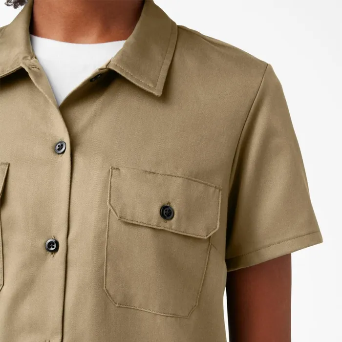Dickies Button Up Women039s 574 Original Work Shirt Military Khaki Military Khaki ksh 8211 Women Dickies Button Up Women039s 574 Original Work Shirt Military Khaki Military Khaki ksh 8211 Women