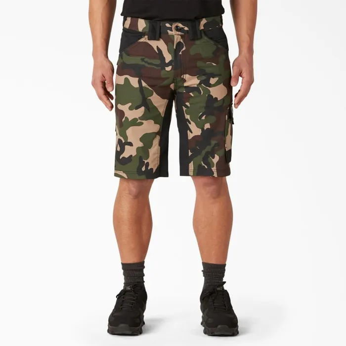 Dickies Cargo FLEX Performance Workwear GDT Cargo Shorts 11034 Camo Camo ucf 8211 Men