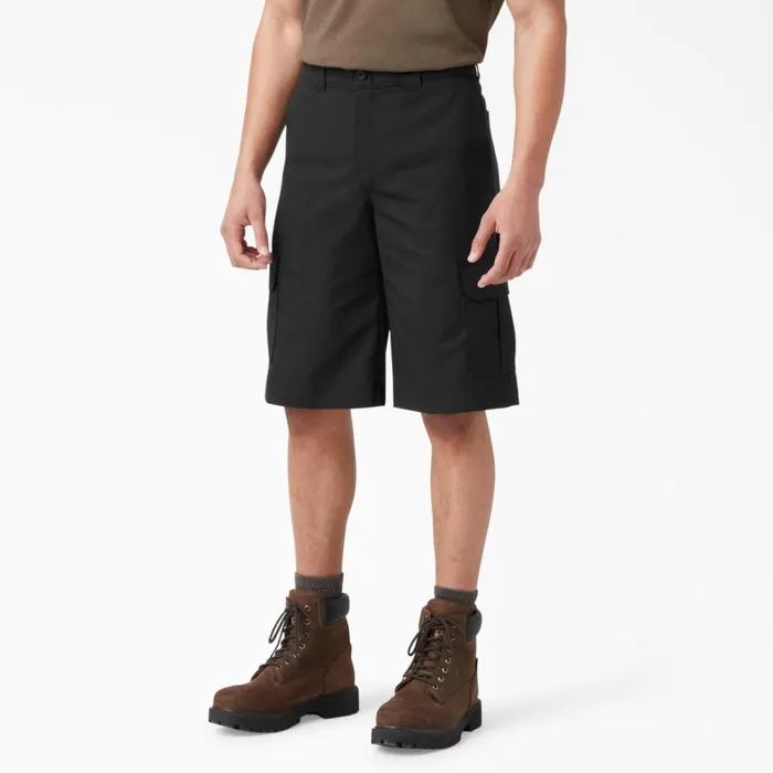 Dickies Cargo FLEX Relaxed Fit Cargo Shorts 13034 Black Black bk 8211 Men