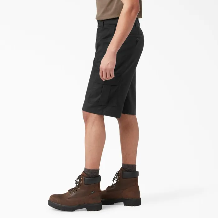 Dickies Cargo FLEX Relaxed Fit Cargo Shorts 13034 Black Black bk 8211 Men Dickies Cargo FLEX Relaxed Fit Cargo Shorts 13034 Black Black bk 8211 Men