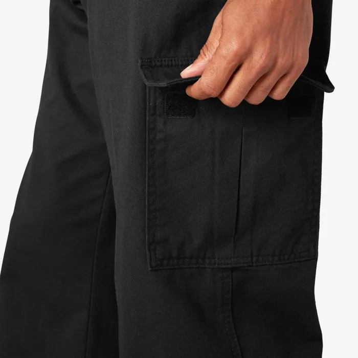 Dickies Cargo Loose Fit Cargo Pants Rinsed Black Rinsed Black rbk 8211 Men Dickies Cargo Loose Fit Cargo Pants Rinsed Black Rinsed Black rbk 8211 Men