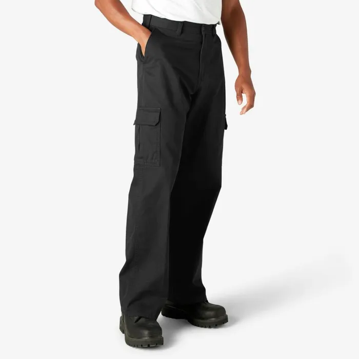 Dickies Cargo Loose Fit Cargo Pants Rinsed Black Rinsed Black rbk 8211 Men Dickies Cargo Loose Fit Cargo Pants Rinsed Black Rinsed Black rbk 8211 Men
