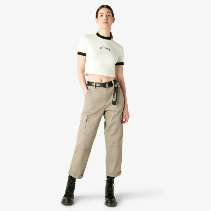 Dickies Cargo Women039s Relaxed Fit Cropped Cargo Pants Desert Sand Desert Sand ds 8211 Women Dickies Cargo Women039s Relaxed Fit Cropped Cargo Pants Desert Sand Desert Sand ds 8211 Women