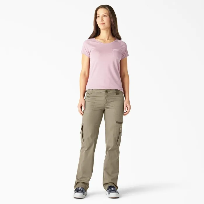 Dickies Cargo Women039s Relaxed Fit Straight Leg Cargo Pants Rinsed Desert Sand Rinsed Desert Sand rds 8211 Women Dickies Cargo Women039s Relaxed Fit Straight Leg Cargo Pants Rinsed Desert Sand Rinsed Desert Sand rds 8211 Women