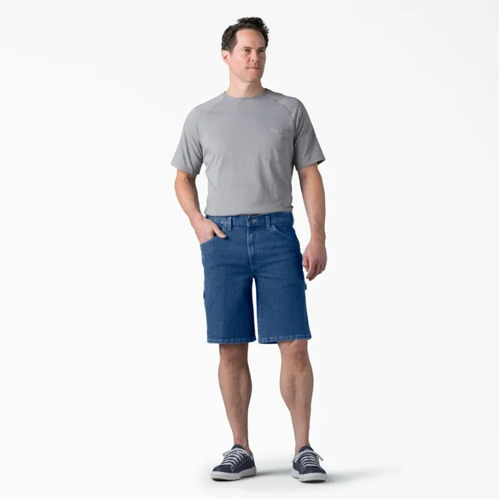 Dickies Carpenter FLEX Active Waist Relaxed Fit Carpenter Shorts 11034 Stonewashed Indigo Blue Stonewashed Indigo Blue snb 8211 Men Dickies Carpenter FLEX Active Waist Relaxed Fit Carpenter Shorts 11034 Stonewashed Indigo Blue Stonewashed Indigo Blue snb 8211 Men