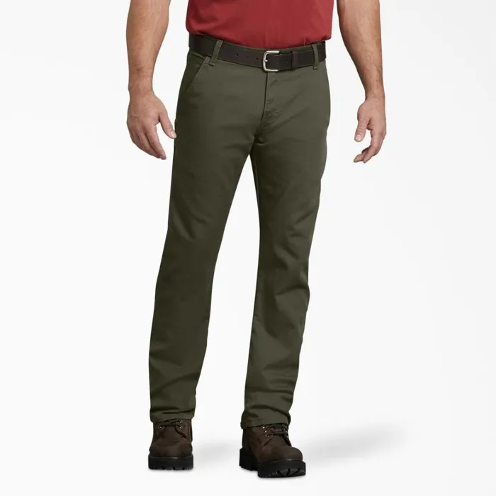 Dickies Carpenter FLEX Regular Fit Duck Carpenter Pants Stonewashed Moss Green Stonewashed Moss Green sms 8211 Men