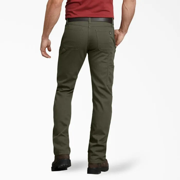 Dickies Carpenter FLEX Regular Fit Duck Carpenter Pants Stonewashed Moss Green Stonewashed Moss Green sms 8211 Men