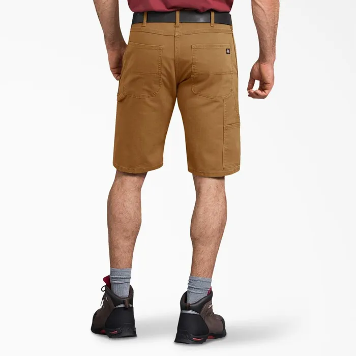 Dickies Carpenter FLEX Regular Fit Duck Carpenter Shorts 11034 Stonewashed Brown Duck Stonewashed Brown Duck sbd 8211 Men
