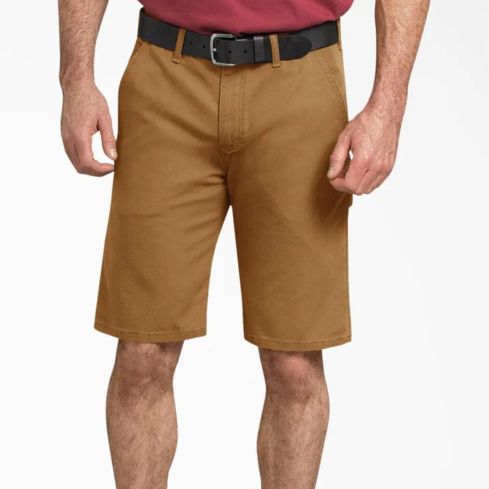 Dickies Carpenter FLEX Regular Fit Duck Carpenter Shorts 11034 Stonewashed Brown Duck Stonewashed Brown Duck sbd 8211 Men