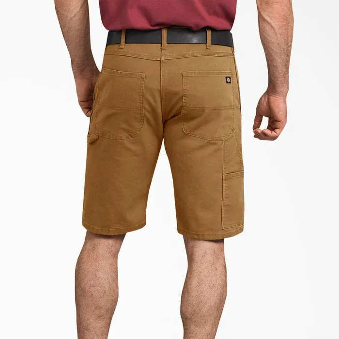 Dickies Carpenter FLEX Regular Fit Duck Carpenter Shorts 11034 Stonewashed Brown Duck Stonewashed Brown Duck sbd 8211 Men