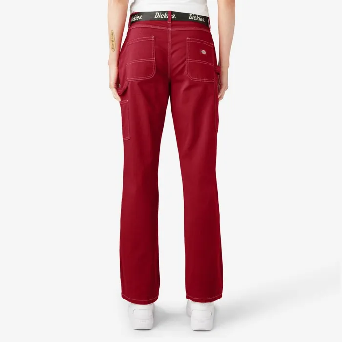 Dickies Carpenter Women039s Relaxed Fit Carpenter Pants English Red English Red er 8211 Women