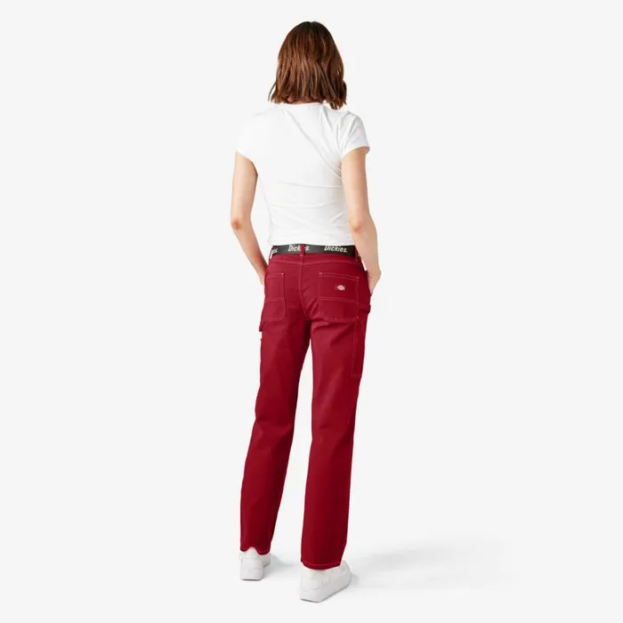 Dickies Carpenter Women039s Relaxed Fit Carpenter Pants English Red English Red er 8211 Women
