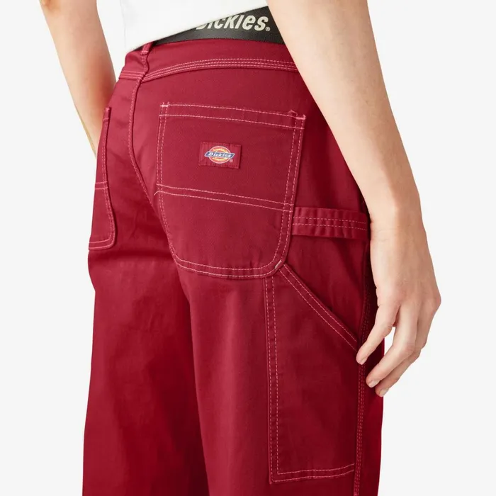 Dickies Carpenter Women039s Relaxed Fit Carpenter Pants English Red English Red er 8211 Women