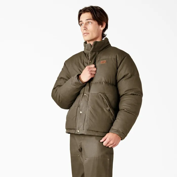 Dickies Coats and Jackets Lucas Fully Waxed Puffer Jacket Acorn Acorn ac2 8211 Men Dickies Coats and Jackets Lucas Fully Waxed Puffer Jacket Acorn Acorn ac2 8211 Men